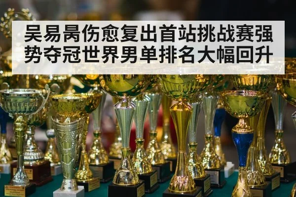吴易昺伤愈复出首站挑战赛强势夺冠世界男单排名大幅回升